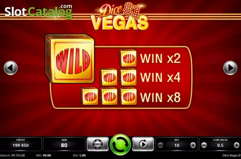 Οθόνη6. Dice Vegas 81 Κουλοχέρης