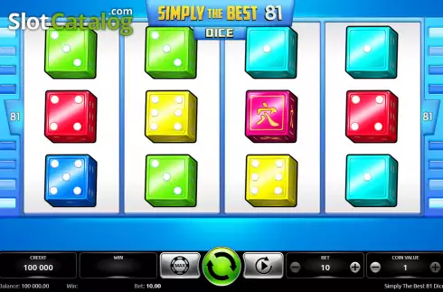 Οθόνη2. Simply The Best 81 Dice Κουλοχέρης