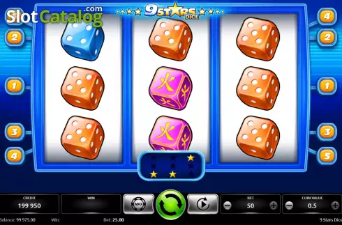 Οθόνη2. 9 Star Dice Κουλοχέρης
