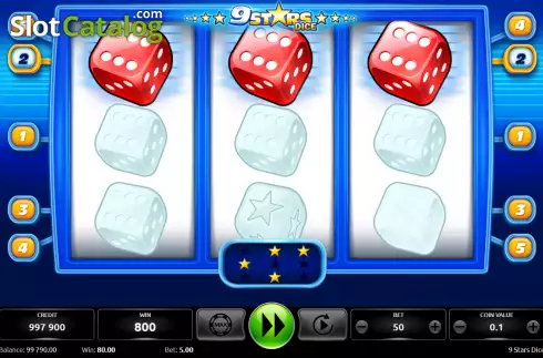 Οθόνη3. 9 Star Dice Κουλοχέρης