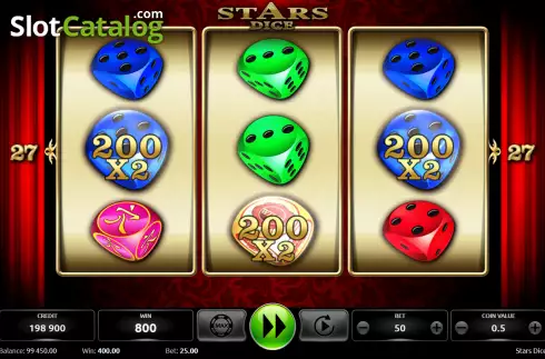 Οθόνη4. Stars Dice Κουλοχέρης