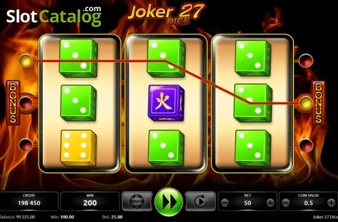 Οθόνη4. Joker 27 Dice Κουλοχέρης