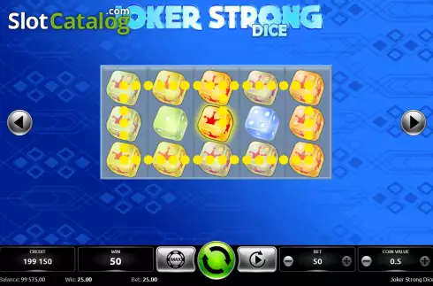 Οθόνη7. Joker Strong Dice Κουλοχέρης