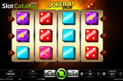 Οθόνη2. Joker 81 Dice Κουλοχέρης 