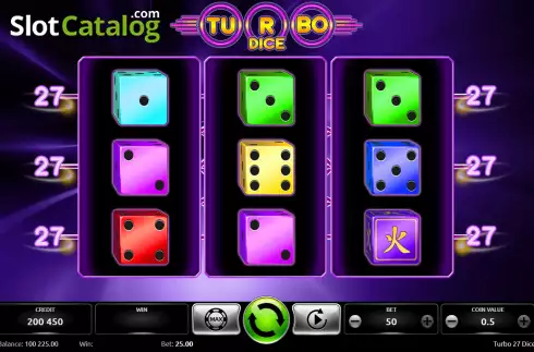 Οθόνη2. Turbo 27 Dice Κουλοχέρης 