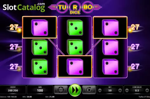 Οθόνη4. Turbo 27 Dice Κουλοχέρης 