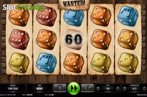 Οθόνη3. Wanted Dice Κουλοχέρης