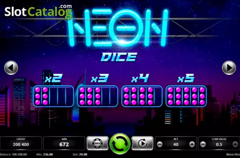Οθόνη6. Neon Dice (KAJOT) Κουλοχέρης 