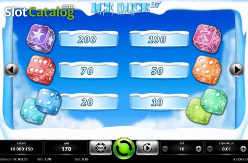 Οθόνη5. Ice Dice 27 Κουλοχέρης