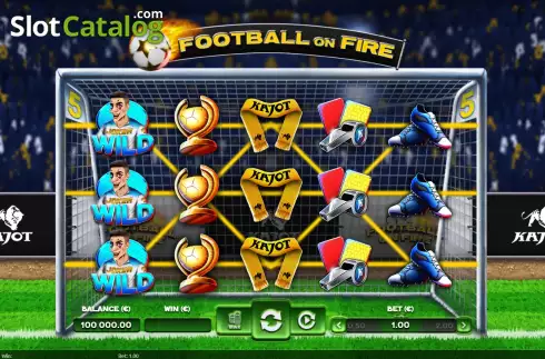 Οθόνη2. Football On Fire Κουλοχέρης