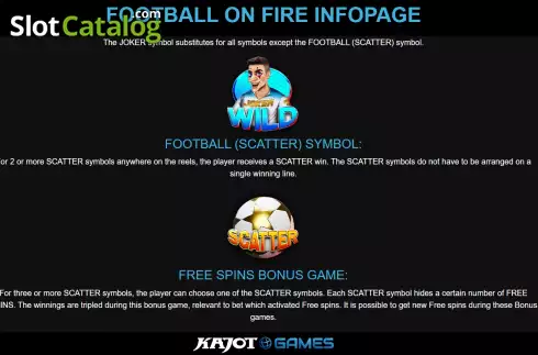 Οθόνη8. Football On Fire Κουλοχέρης