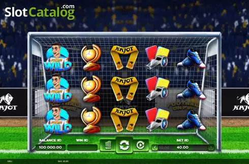 Οθόνη2. Football on Fire Dice Κουλοχέρης