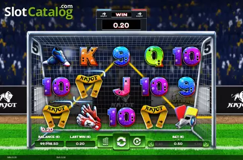 Οθόνη3. Football on Fire Dice Κουλοχέρης