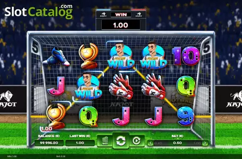 Οθόνη4. Football on Fire Dice Κουλοχέρης