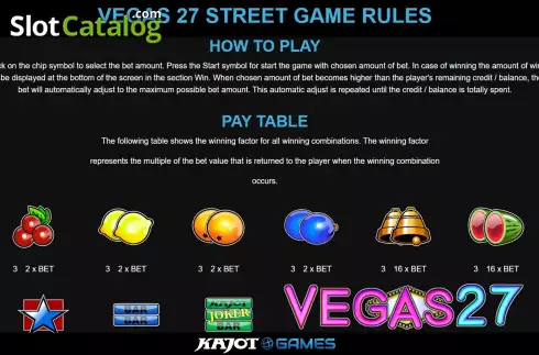 Οθόνη6. Vegas 27 Street Κουλοχέρης