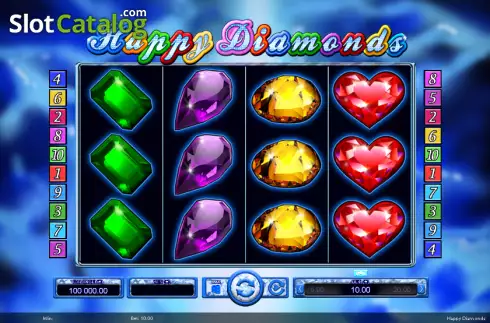 Οθόνη2. Happy Diamonds Κουλοχέρης
