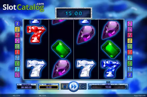 Οθόνη3. Happy Diamonds Κουλοχέρης
