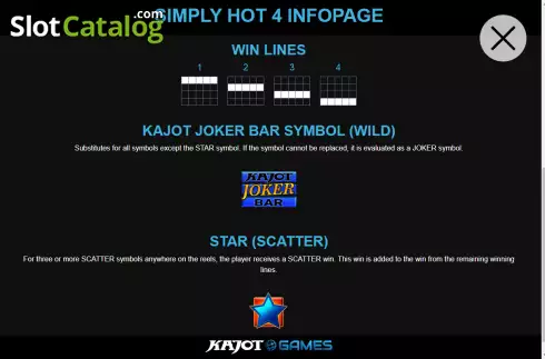 Οθόνη7. Simply Hot 4 Κουλοχέρης