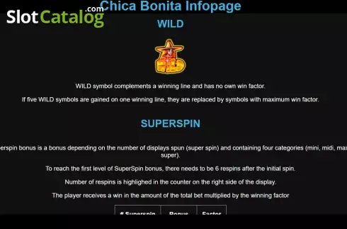 Οθόνη8. Chica Bonita Κουλοχέρης