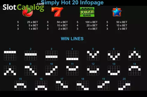 Οθόνη5. Simply Hot 20 Κουλοχέρης
