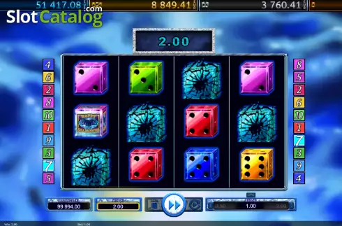 Οθόνη4. Happy Diamonds Dice Κουλοχέρης