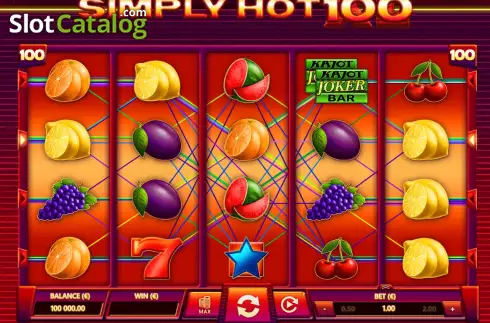Οθόνη2. Simply Hot XL 100 Κουλοχέρης