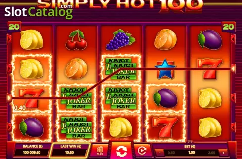Οθόνη3. Simply Hot XL 100 Κουλοχέρης