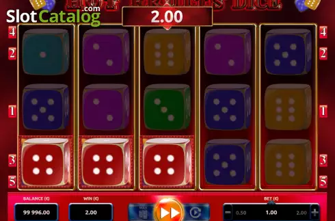 Οθόνη3. Hot Fruits Dice Κουλοχέρης