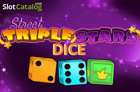 Triple Stars Dice Λογότυπο Triple Stars Dice Λογότυπο