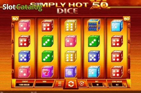 Οθόνη2. Simple Hot XL 50 Dice Κουλοχέρης