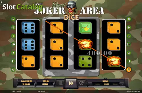 Οθόνη3. Joker Area Dice Κουλοχέρης 