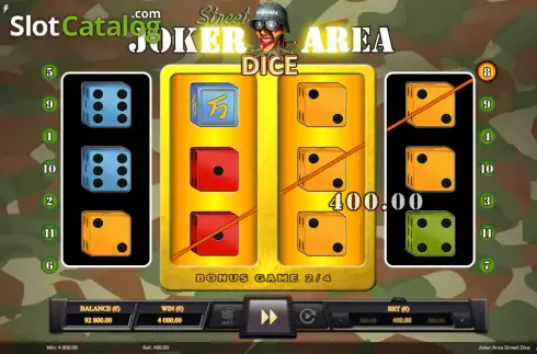 Οθόνη4. Joker Area Dice Κουλοχέρης 