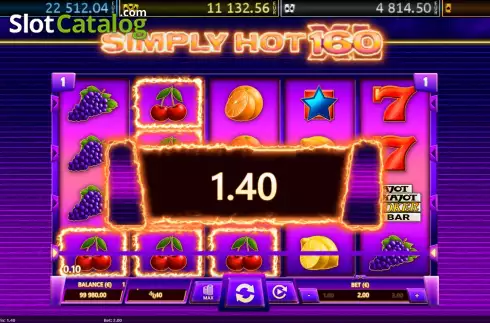 Οθόνη3. Simply Hot XL 160 Κουλοχέρης
