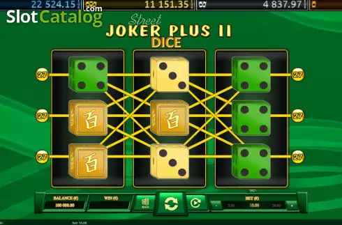 Οθόνη2. Joker Plus II Street Dice Κουλοχέρης