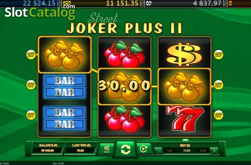 Οθόνη3. Joker Plus II Street Κουλοχέρης