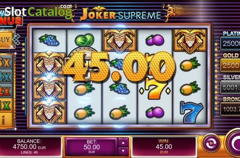 Οθόνη3. Joker Supreme Κουλοχέρης 
