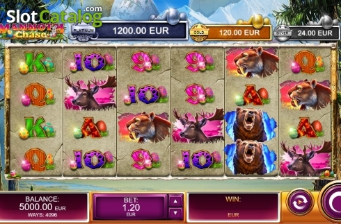 Οθόνη3. Mammoth Chase: Easter Edition Κουλοχέρης