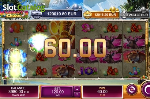 Οθόνη4. Mammoth Chase: Easter Edition Κουλοχέρης