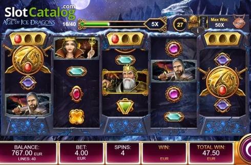 Οθόνη6. Age of Ice Dragons Κουλοχέρης