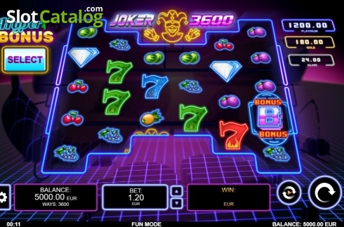 Οθόνη2. Joker 3600 Κουλοχέρης 