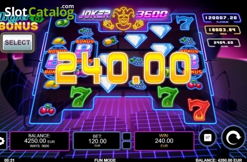 Οθόνη4. Joker 3600 Κουλοχέρης 