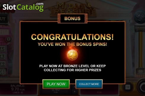 Οθόνη9. Midas Treasure Κουλοχέρης