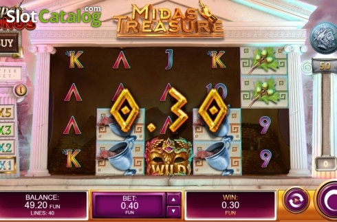 Οθόνη3. Midas Treasure Κουλοχέρης