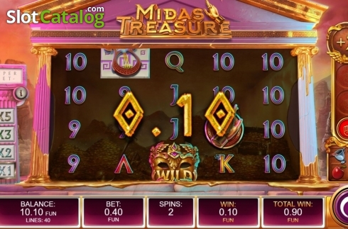 Οθόνη7. Midas Treasure Κουλοχέρης