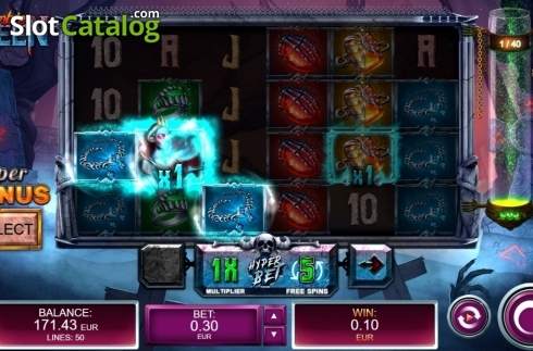 Οθόνη4. Zombie Queen Κουλοχέρης