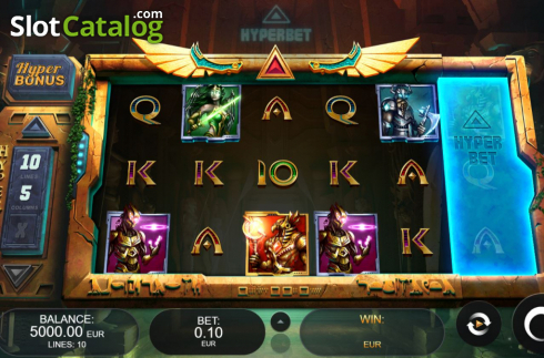 Οθόνη3. Temple of Heroes (Kalamba Games) Κουλοχέρης 