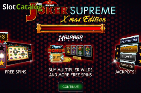 Οθόνη2. Joker Supreme X-Mas Edition Κουλοχέρης