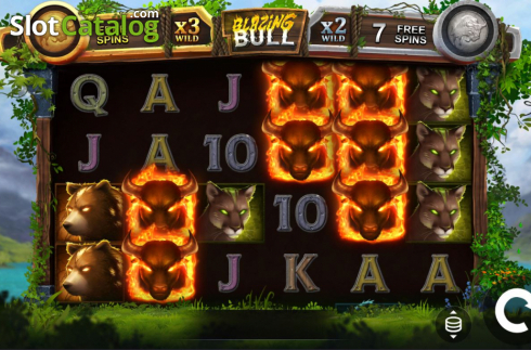 Οθόνη3. Blazing Bull Κουλοχέρης