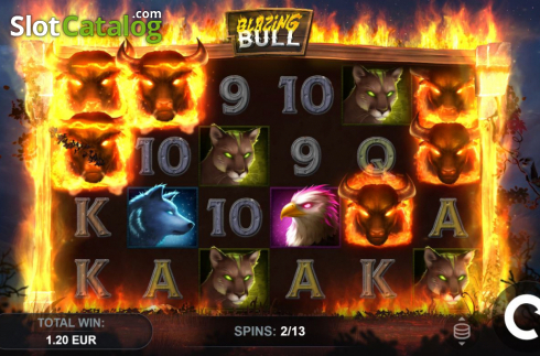 Οθόνη6. Blazing Bull Κουλοχέρης