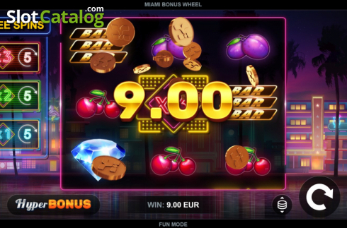 Οθόνη4. Miami Bonus Wheel Κουλοχέρης